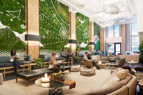 Lantai berpasir untuk ruang santai